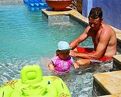 The pool is great for all ages