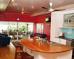 Kitchen to Sitting Area