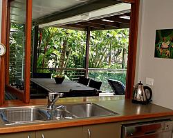 Kitchen to Outdoor Dining