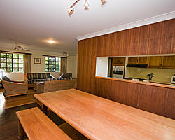 Dining to Kitchen and Living