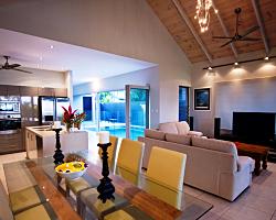 Dining, Living and Kitchen