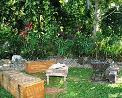 Fire pit area