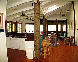 Entrance to Kitchen and Living