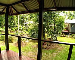 Verandah to Pavilion area