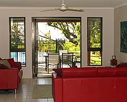 Front living to Verandah