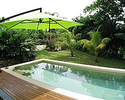 Pool with Shade Umbrella