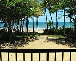 View from upstairs patio