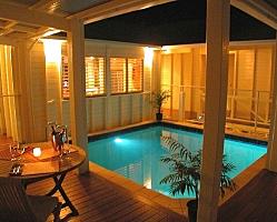 Pool Area by night